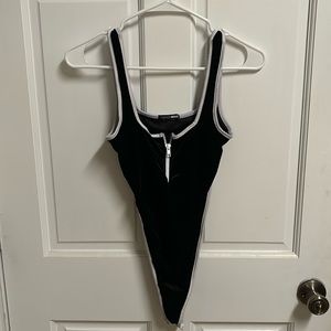 Velour tank/pants two piece